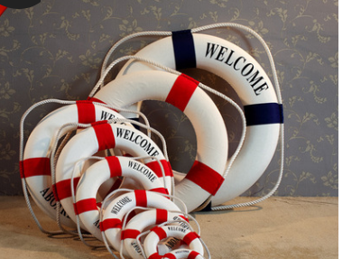 特价 影楼道具地摊摆摊货源 装饰救生圈 地中海 家居饰品RS-H/