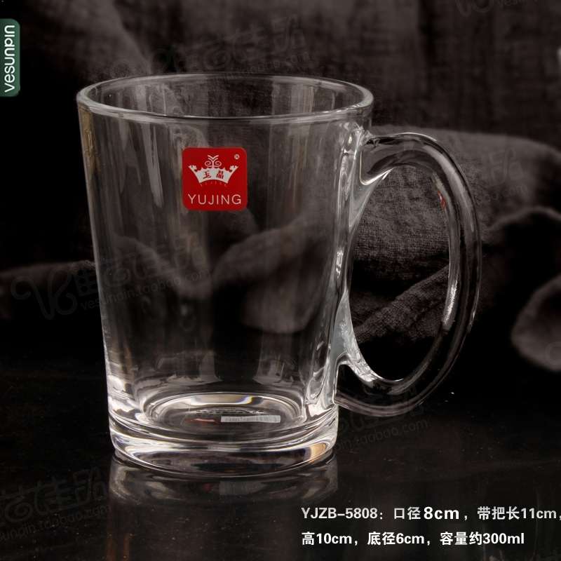 Yj-5808 glass handle cup