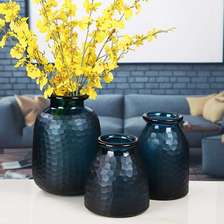 欧式家居客厅装饰鱼鳞彩色花瓶