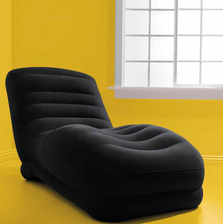 美国INTEX68595 休闲充气懒人沙发床 创意单人午休椅可折叠沙发
