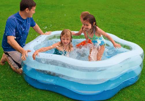 美国INTEX 56495 夏日彩色水池 充气水池 儿童戏水池游泳池详情图1