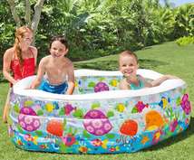 美国INTEX 56493 海底世界水池 充气水池儿童戏水池游泳池