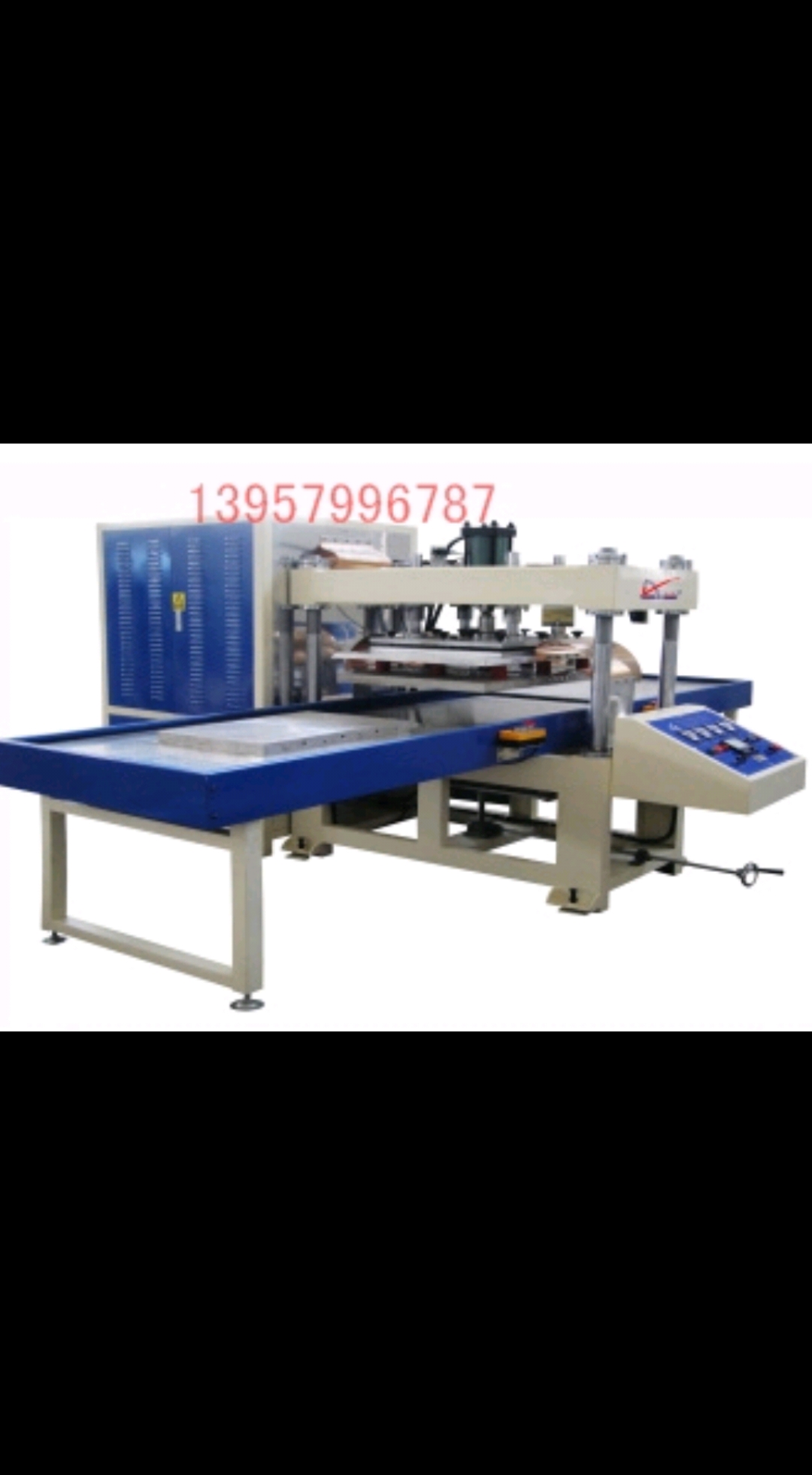 15KW four-column gantry automatic slide table high-frequency details Picture
