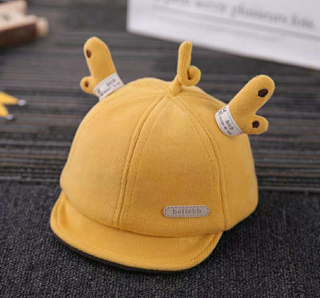 Spring and summer cap baseball cap, cute antler design thumbnail