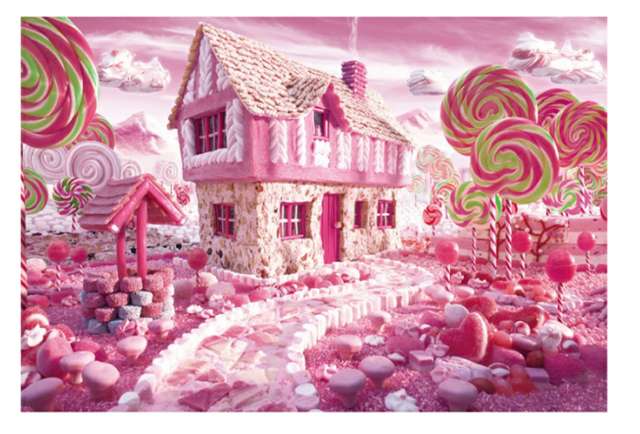 1000 pieces of wooden jigsaw puzzle, pink style for girls thumbnail