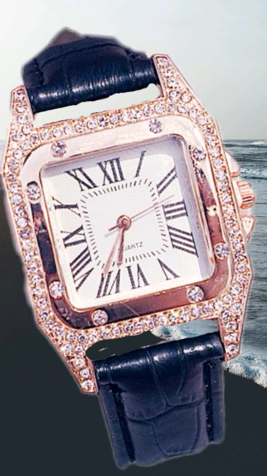 Fashion new trend watch simple male and female students table thumbnail