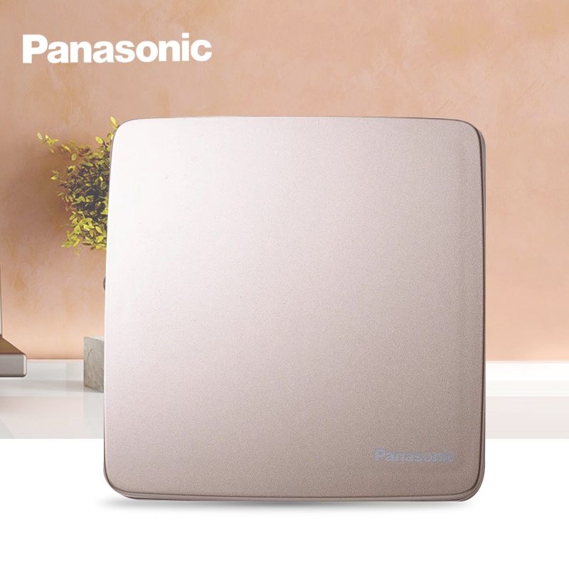 Panasonic Quyue Champagne Gold series switches, sockets, wall power switches, sockets, panels with dual control on one details Picture