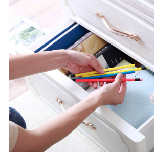 儿童衣柜收纳神器白底实物图