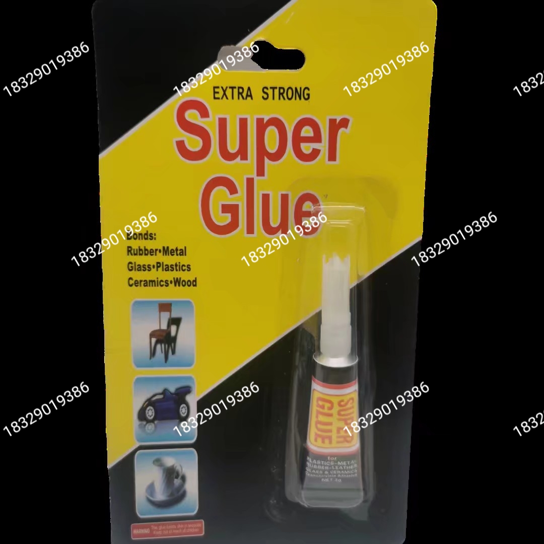 Glue 502 glue Strong glue 3 card glue 3pcs strong universal glue quick drying glue instant glue Foreign trade export universal glue who undefined