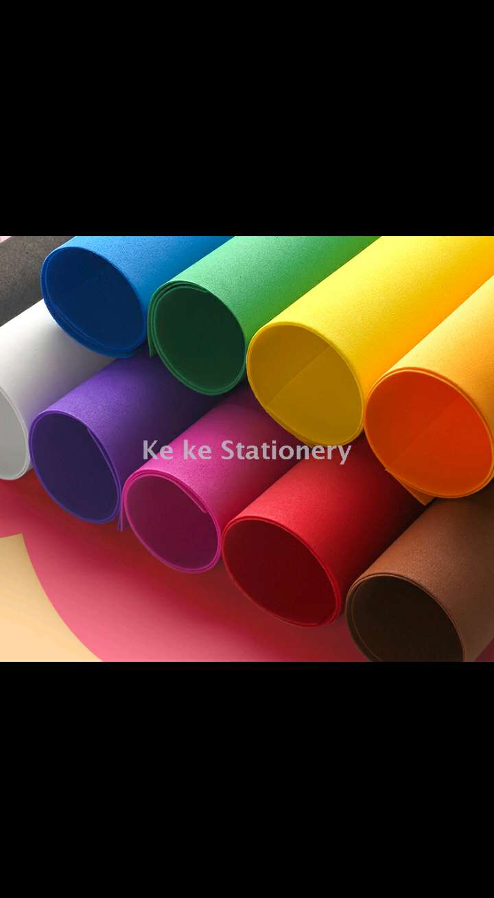 海绵纸/EVA彩色泡沫纸/幼儿园手工材料/彩纸折纸产品图