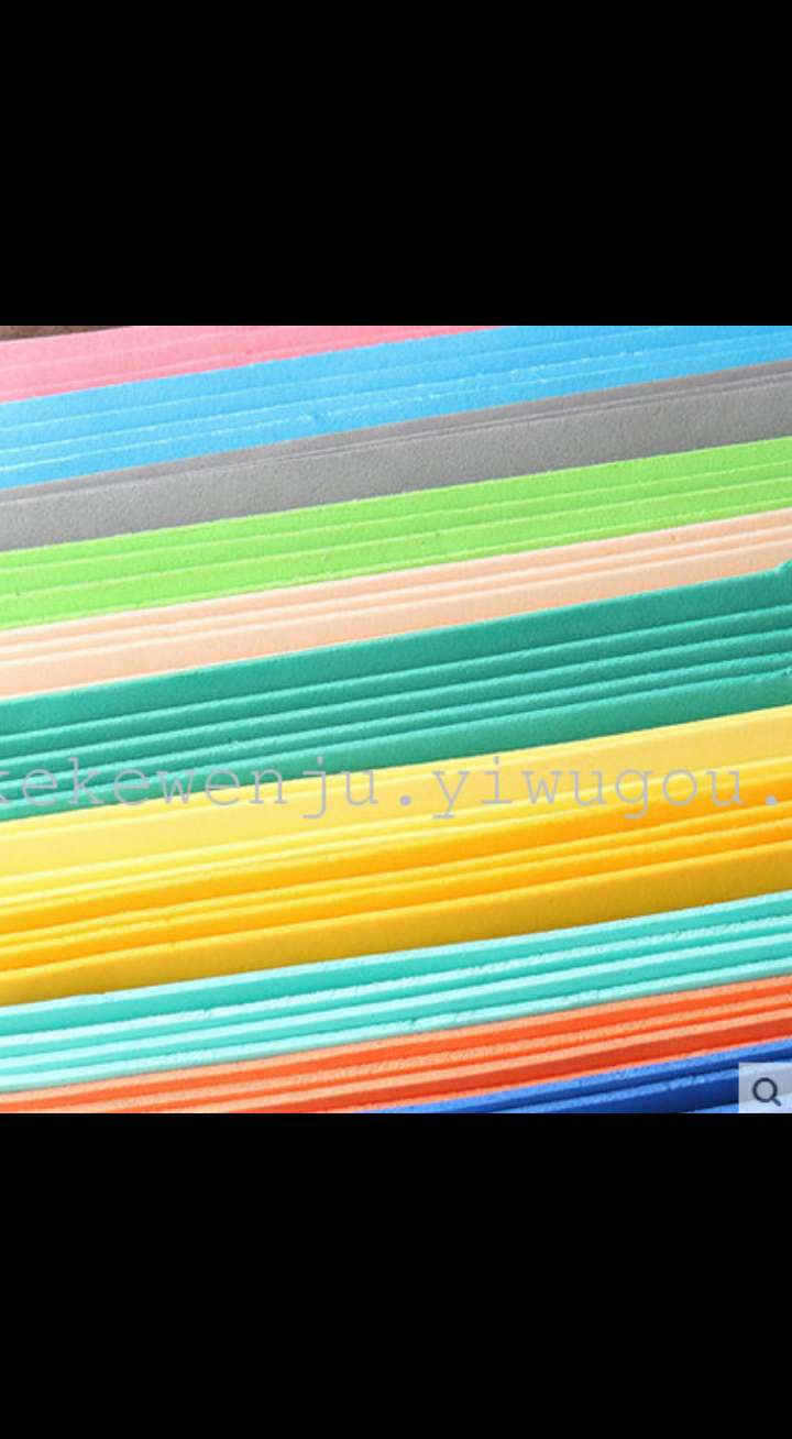 海绵纸/EVA彩色泡沫纸/幼儿园手工材料/彩纸折纸细节图