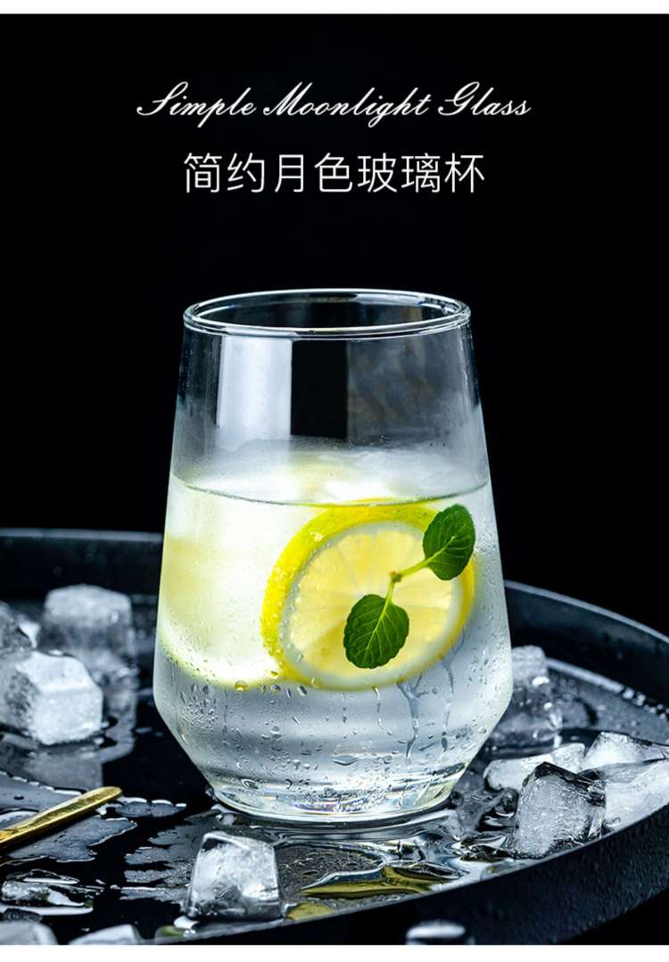 Direct sales of glass cups, beverage cups, juice cups, transparent glass water cups and mouth cups in stock