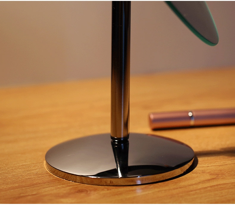 Hd Rotating Mirror Makeup Mirror Portable Small Desktop Princess Mirror Student Simple Large Vanity Mirror undefined