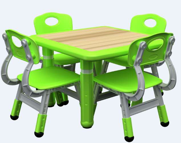 儿童豪华升降正方桌，不含椅子