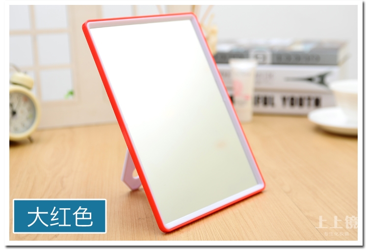 化妆镜白底实物图