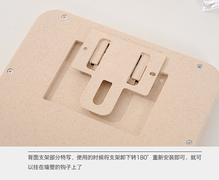 简约壁挂台式化妆镜两用镜浴室梳妆镜台镜可挂毛巾镜子送同色梳子详情图7