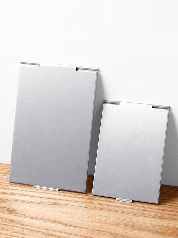 折叠化妆镜随身便携小号镜子桌面台式宿舍学生女翻盖式可立梳妆镜详情图10