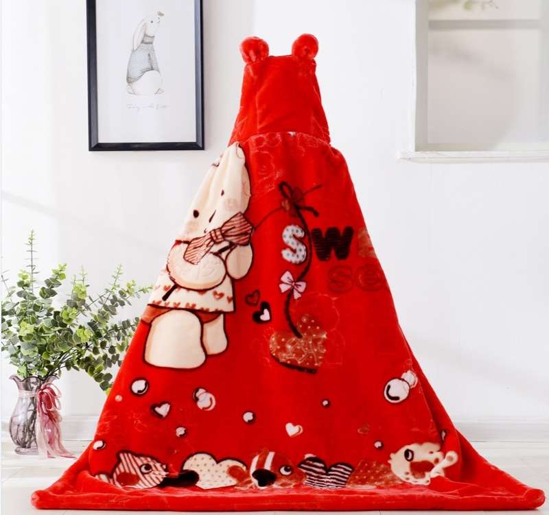 Raschel blanket upgrade embossed cloud blanket, long cape cape, hugging blanket, cover blanket, children's blanket undefined