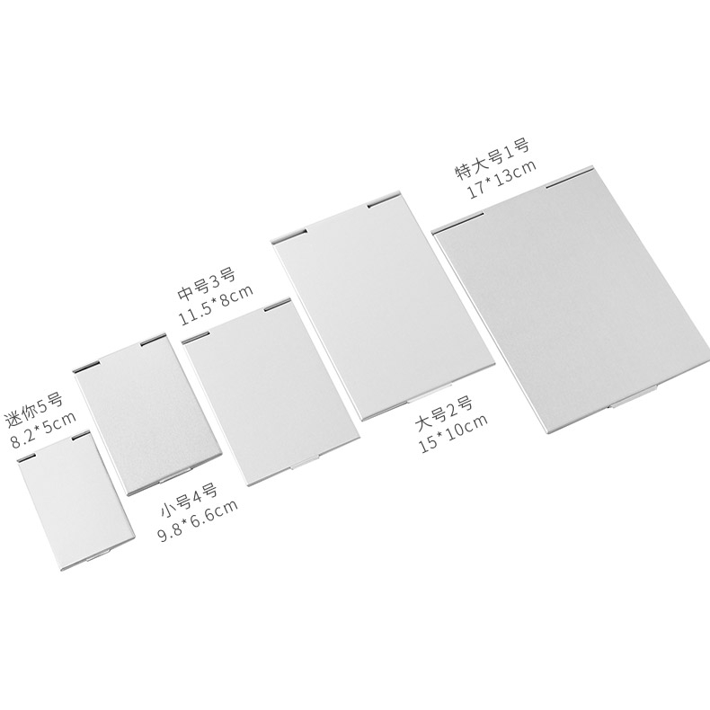 折叠化妆镜随身便携小号镜子桌面台式宿舍学生女翻盖式可立梳妆镜详情图8