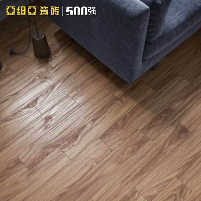 Asia Ceramic tiles for living room and bathroom floor tiles with wood grain of 150*900, solid wood texture, 0 formaldehyde, yellow elm wood