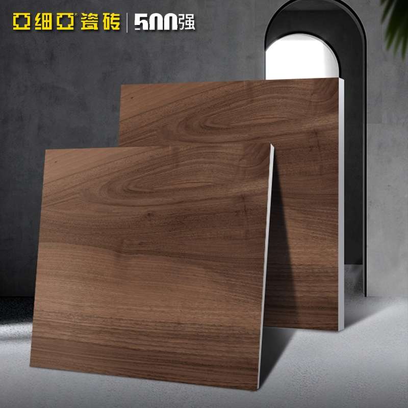 Asia Tiles living room floor tiles with wood grain 900*900, solid wood texture marble tiles, Brazilian rosewood Specification image