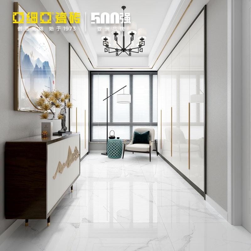 Asia Tiles for living room, bathroom and toilet floor tiles, white Yueshan White 800X800 marble tiles Specification image