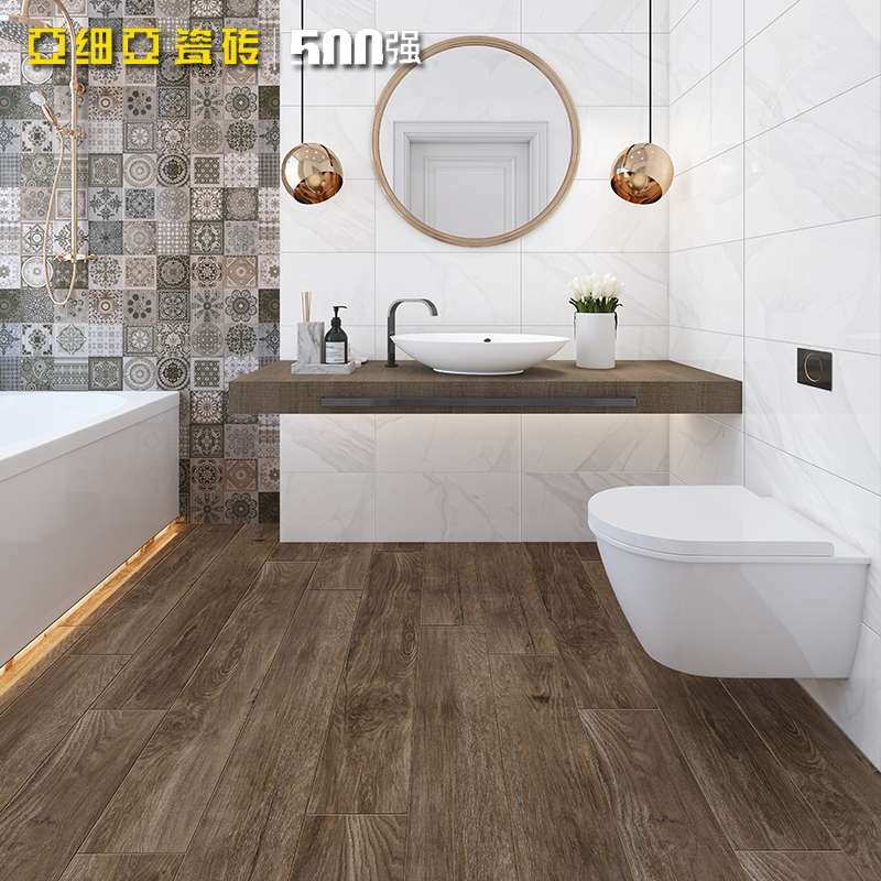 Asia Tile living room floor tile with wood grain 900*1800, solid wood texture marble tile Foster 27R details Picture