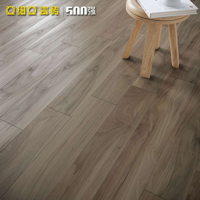 Asia Ceramic tiles for living rooms, bathrooms and floor tiles with wood grain of 150*900, solid wood texture, 0 formaldehyde, walnut wood