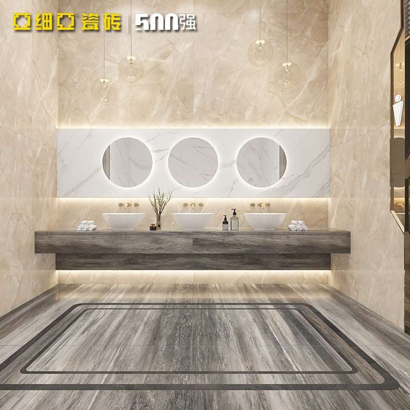 Asia Tiles, living room, toilet, floor tiles, large slabs 900X1800, marble tiles, French marble details Picture