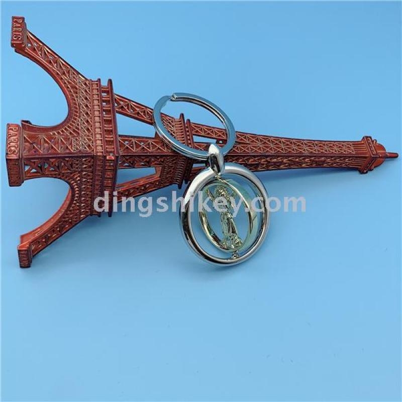 Zinc alloy hinge round interlocking gold key buckle Application Scenario