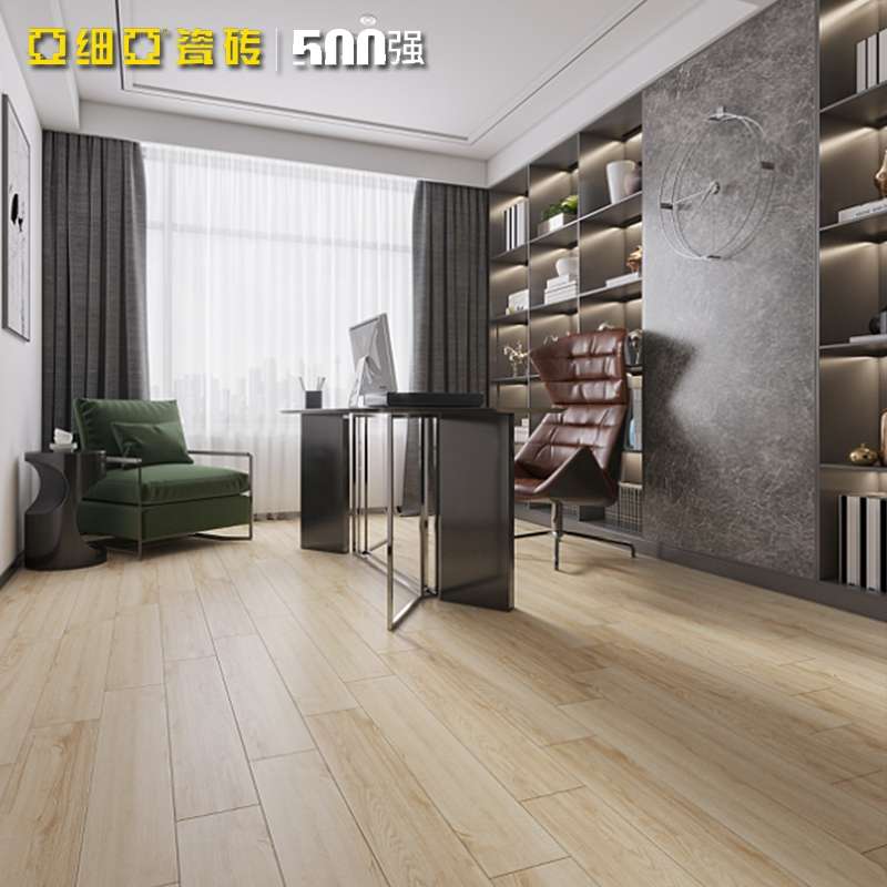 Asia Ceramic tiles for living rooms, bathrooms and floor tiles with wood grain of 150*900, solid wood texture, 0 formaldehyde, rubber wood Specification image
