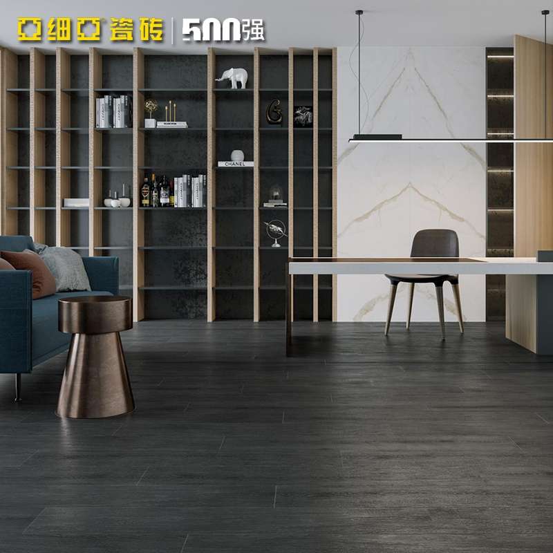 Asia Tile living room floor tile, wood grain 200*1200, solid wood texture, American oak T122519R details Picture