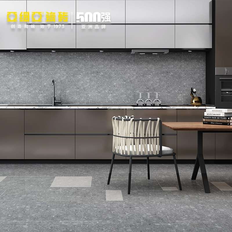 Asia Tiles for the living room, bathroom and washroom, grey 300X800 negative ion tiles, terrazzo