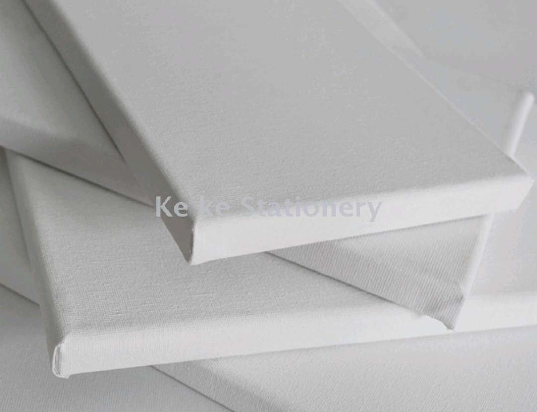 Wholesale processing and customization of pure cotton solid wood fine-grained stretched fabric oil painting frames and white picture frames details Picture