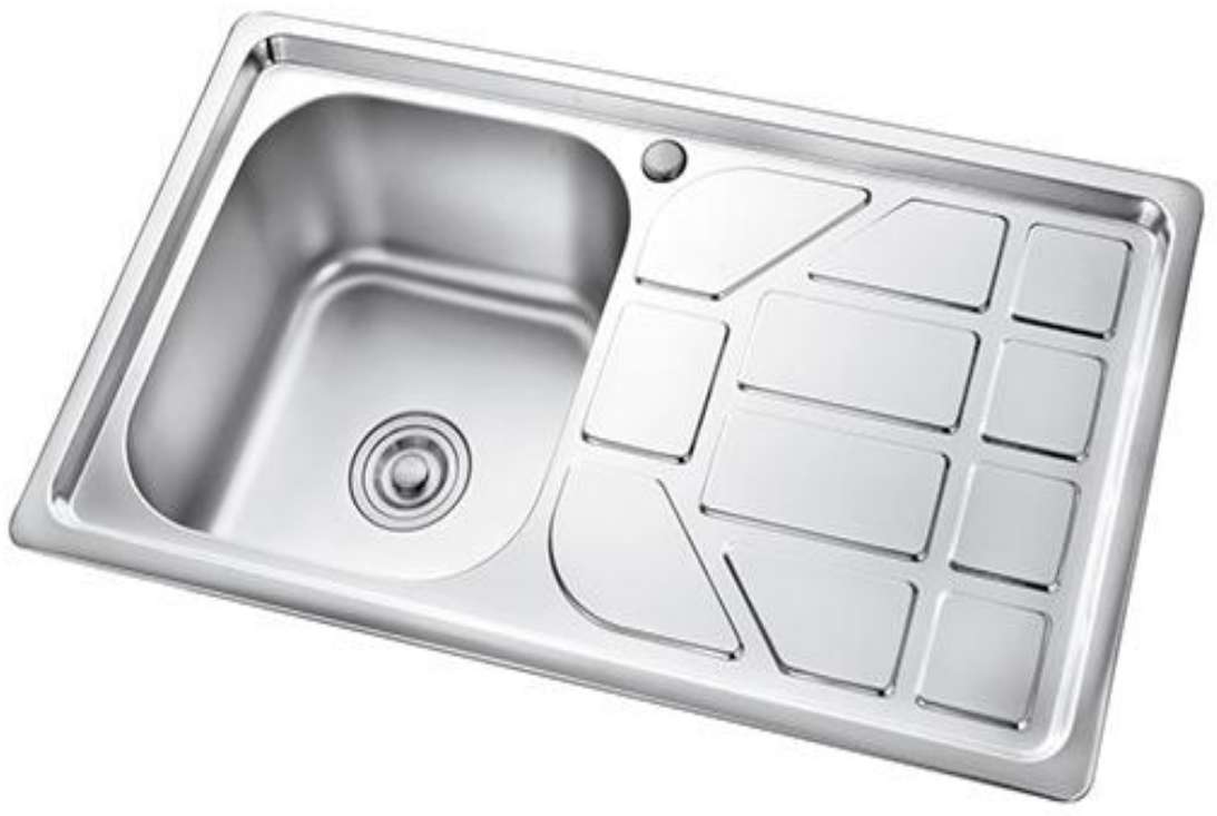 不锈钢水槽商用单槽双槽洗菜水池饭店厨房洗碗三槽洗手家用sink147 8650详情图1