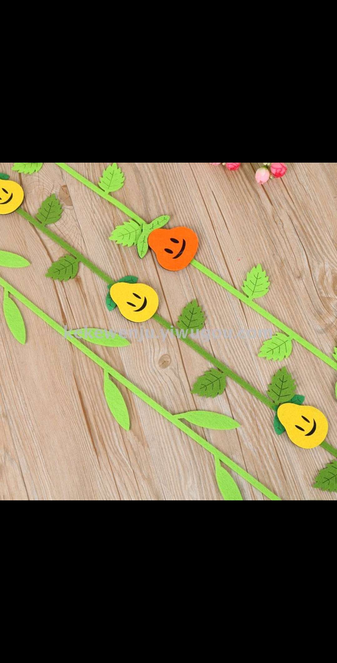 No tejido habitación de niños flores pared pegamento jardín de infantes escuela primaria aula ambiente disposición decoración no tejido Application Scenario