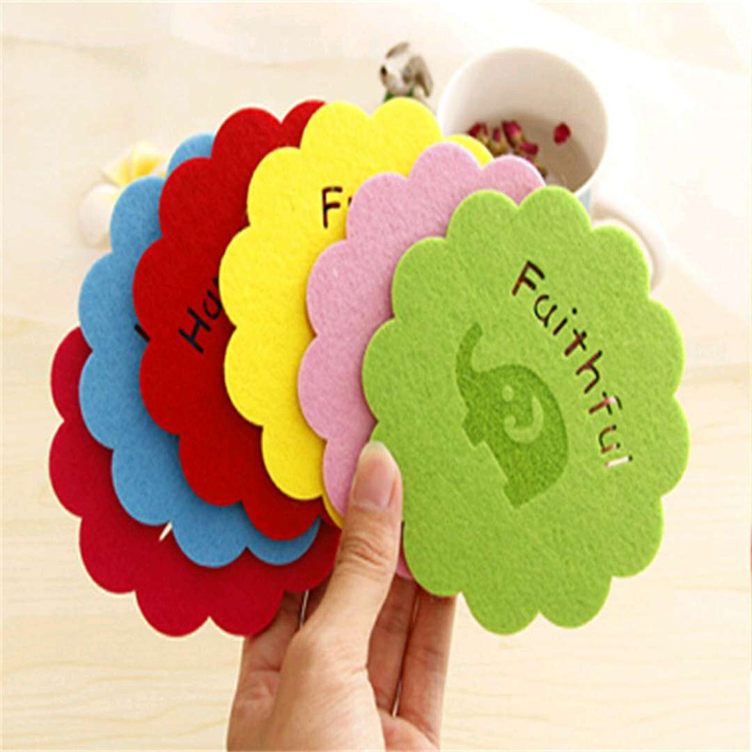 Three-dimensional felt fabric decorative stickers for the background wall of a kindergarten undefined