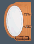 新款镜子组合镜，置物镜镜三托镜浴室镜厂家直销图