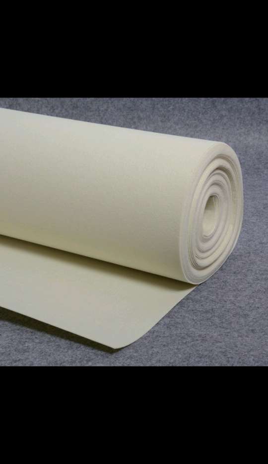 Light brown, 2MM colored felt fabric, colored polyester needled felt, high-temperature resistant wool felt pad Specification image