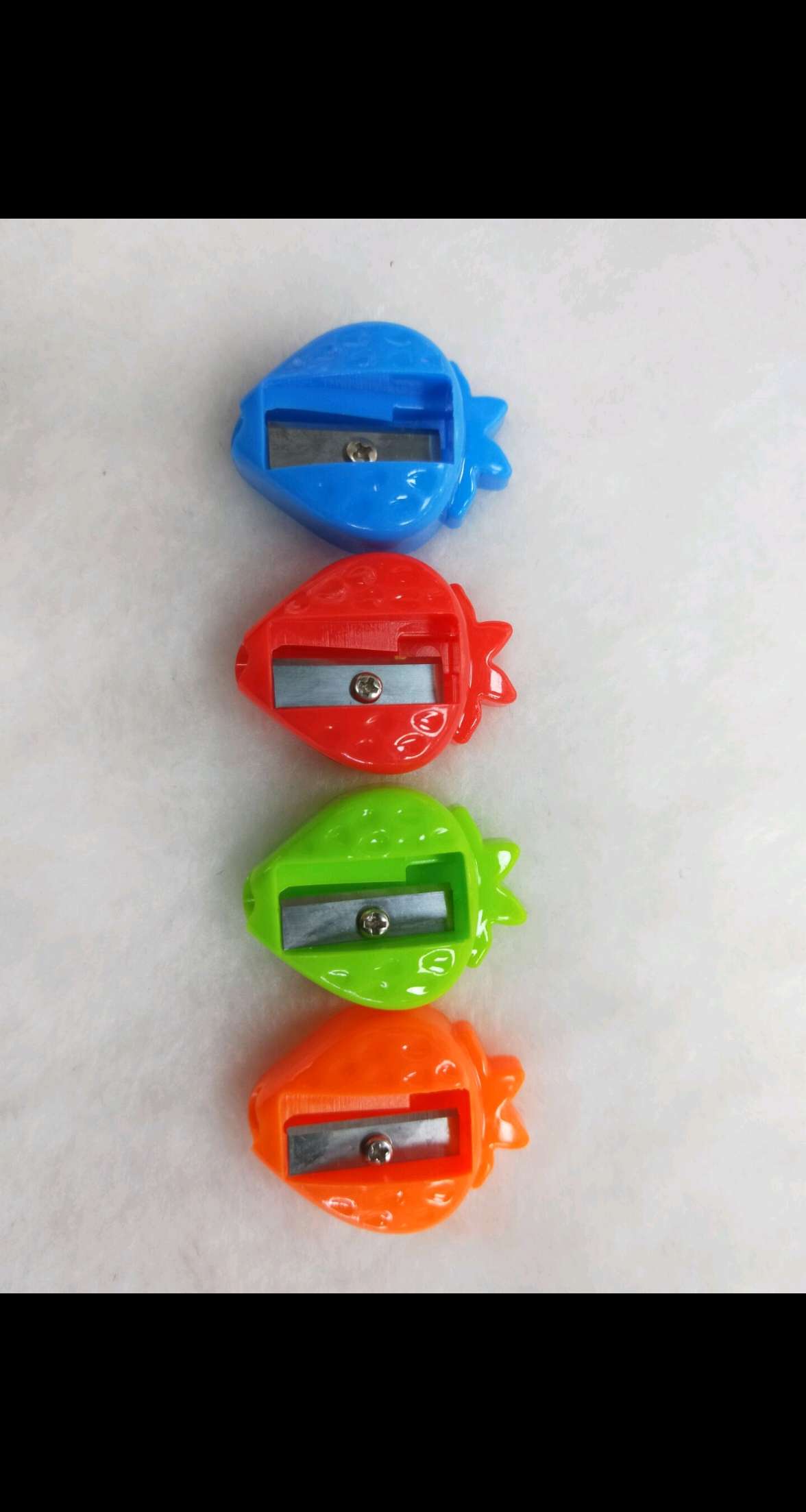 Cute cartoon strawberry pencil sharpener details Picture