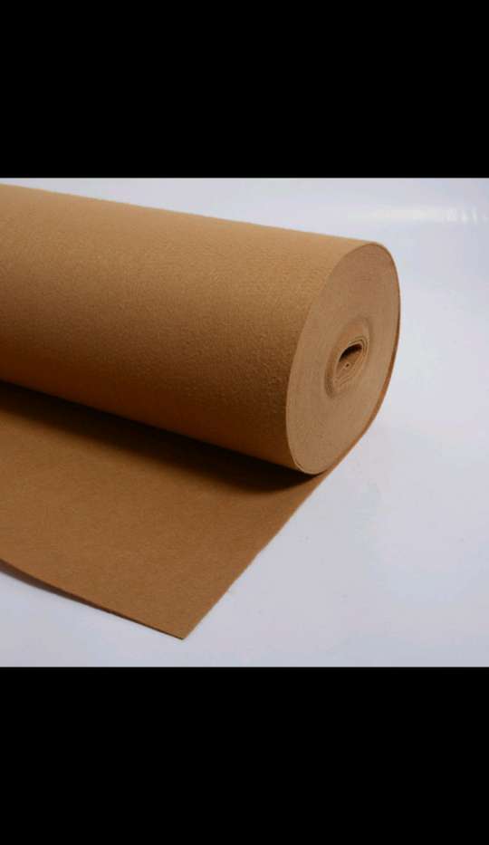Dark brown, 3MM colored felt fabric, colored polyester needled felt, high-temperature resistant wool felt pad Specification image