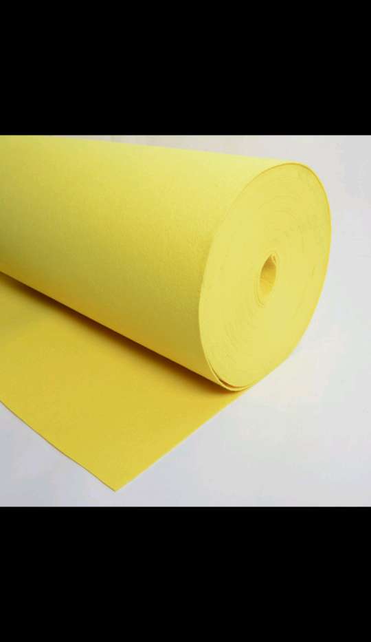 Black Supplied 4Mm Color Felt Cloth Color Polyester Needled Felt High Temperature Resistant Wool Felt Mat Specification drawing