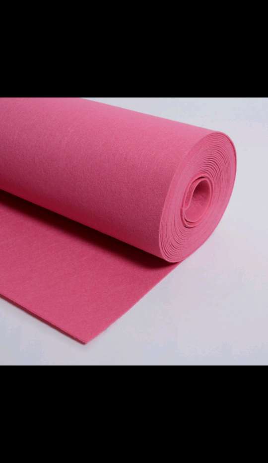 Light brown, 2MM colored felt fabric, colored polyester needled felt, high-temperature resistant wool felt pad details Picture