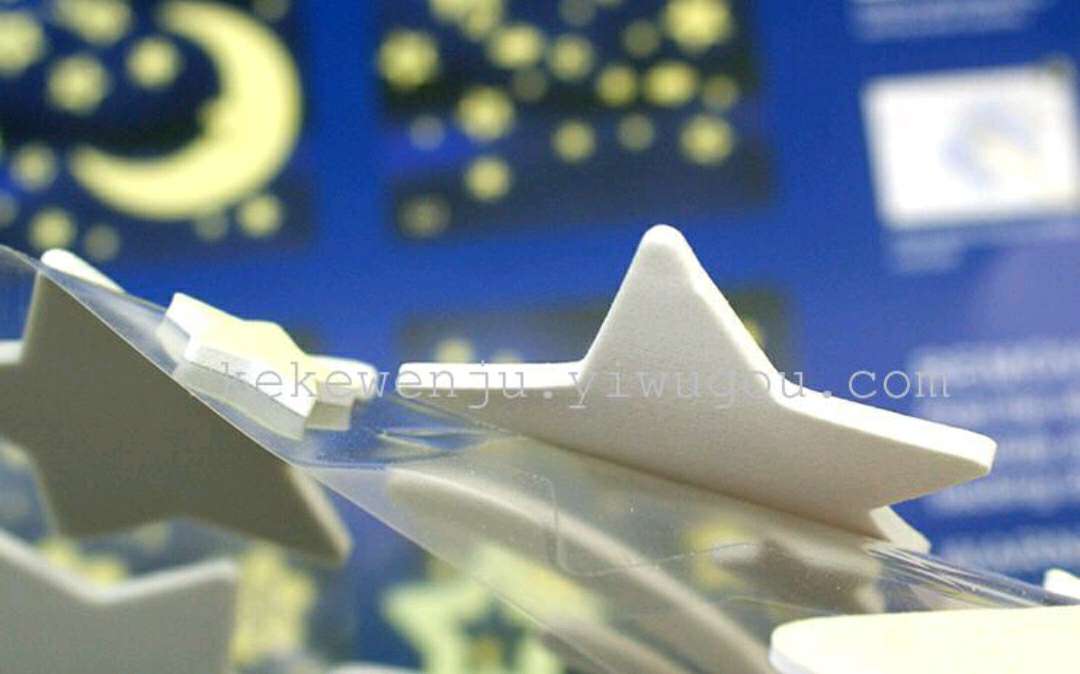 EVA luminous wall stickers, living room and bedroom background fluorescent wall stickers Specification image