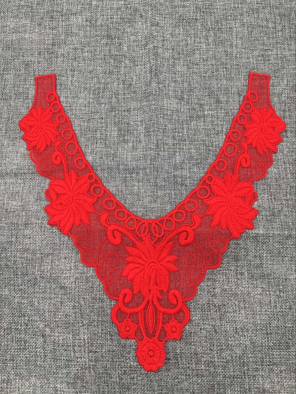 Wanli Lace's new versatile and elegant collar flower lace Specification image