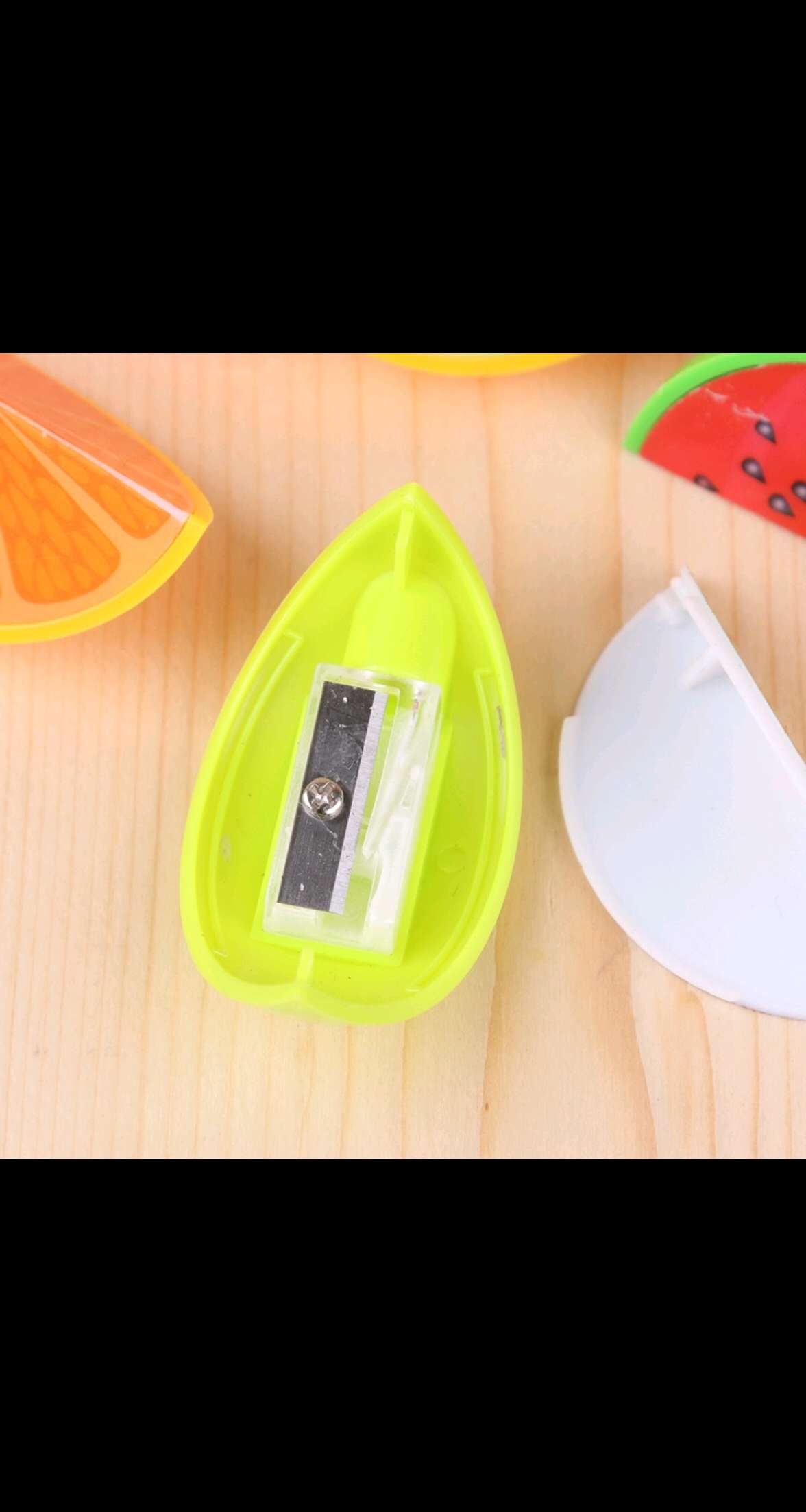 Factory direct sales of creative fruit pencil sharpeners Specification image