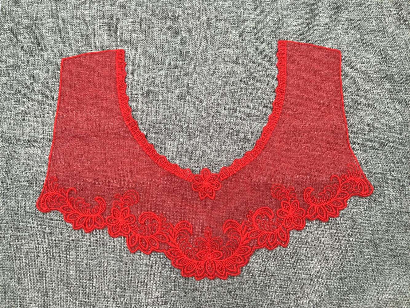 Wanli Lace's new versatile collar flower lace Specification image