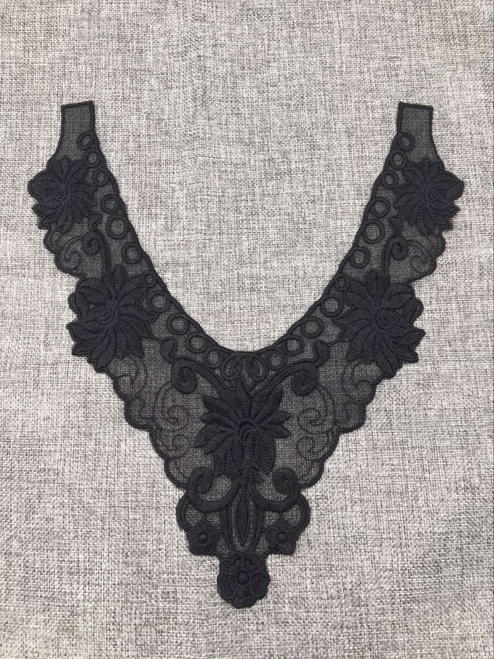 Wanli Lace's new versatile collar flower lace details Picture