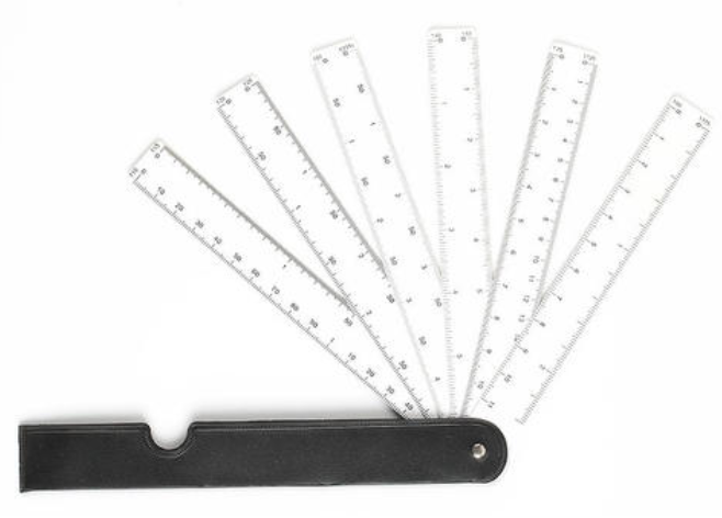 S6-6 sector ruler, suitable for teachers and students drawing