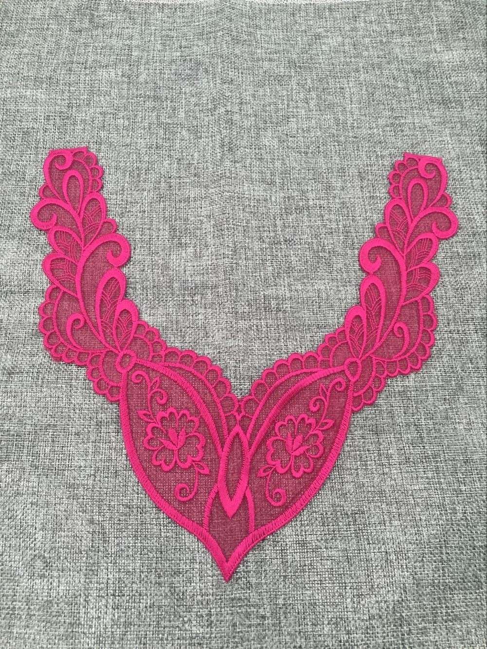 Wanli Lace's new versatile collar flower lace Application Scenario